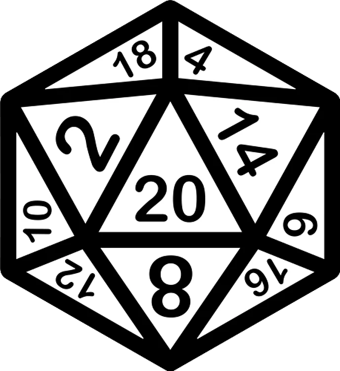Dungeons & Dragons Die