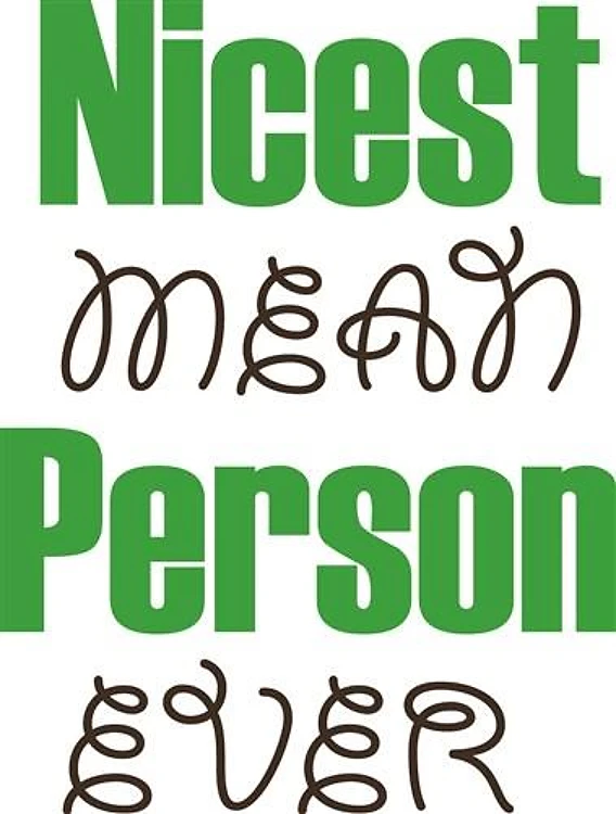 Nicest Mean Person Ever
