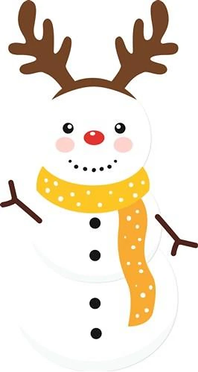 Reindeer Snowman