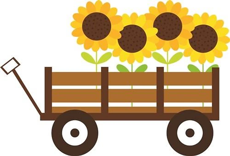 Sunflower Wagon