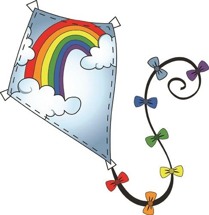 Rainbow Kite