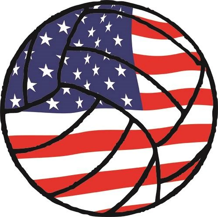 US Flag Volleyball