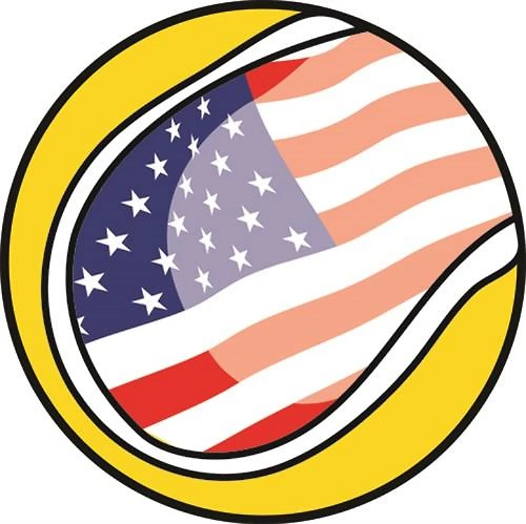 US Flag Tennis Ball