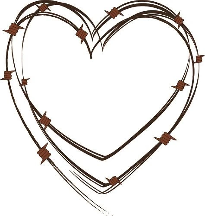Barbed Wire Heart