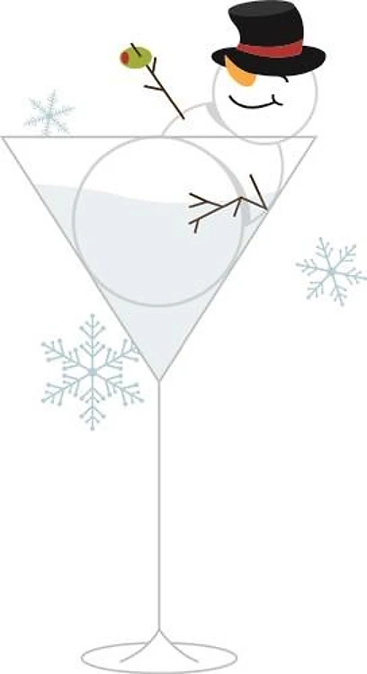 Snowman Martini