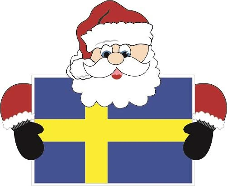 Santa In Sweden