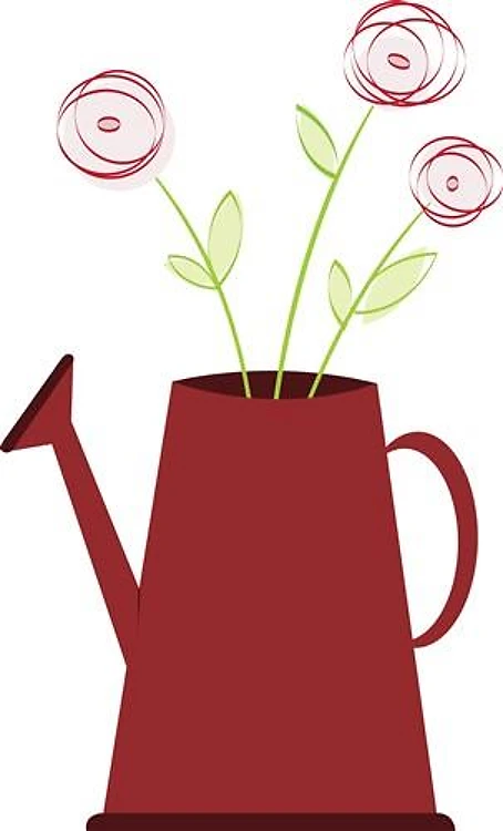 Watering Can Flowers