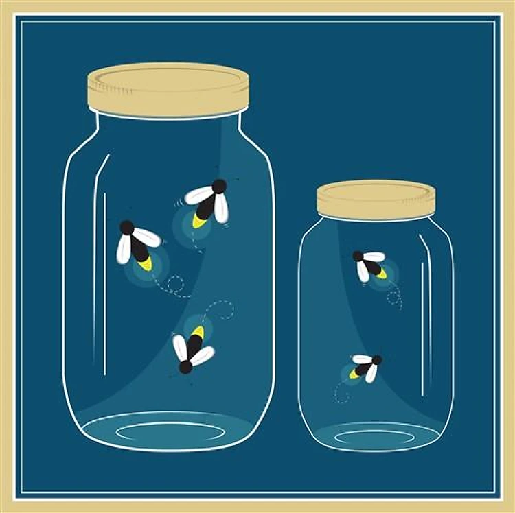 Fireflies Mason Jar