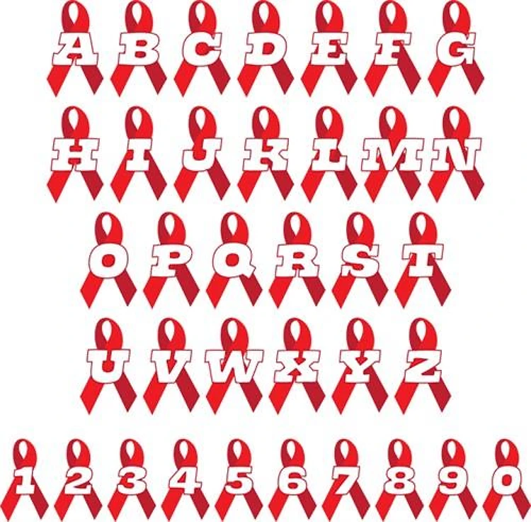 Awarness Ribbon Font