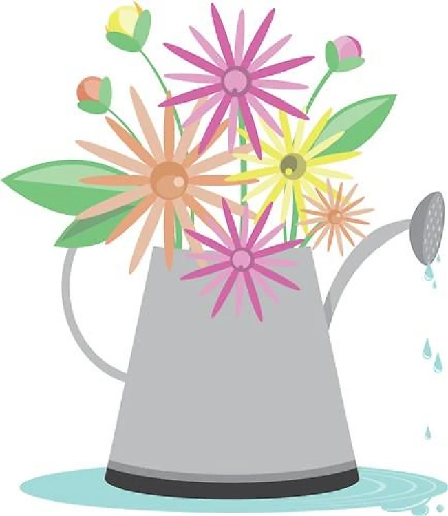 Watering Flowers