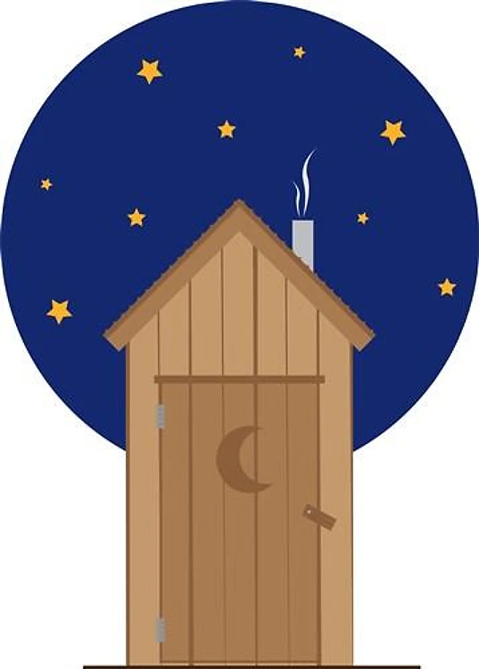 Nighttime Outhouse