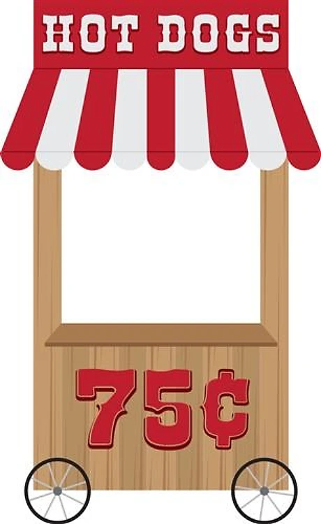 Hot Dogs 75¢