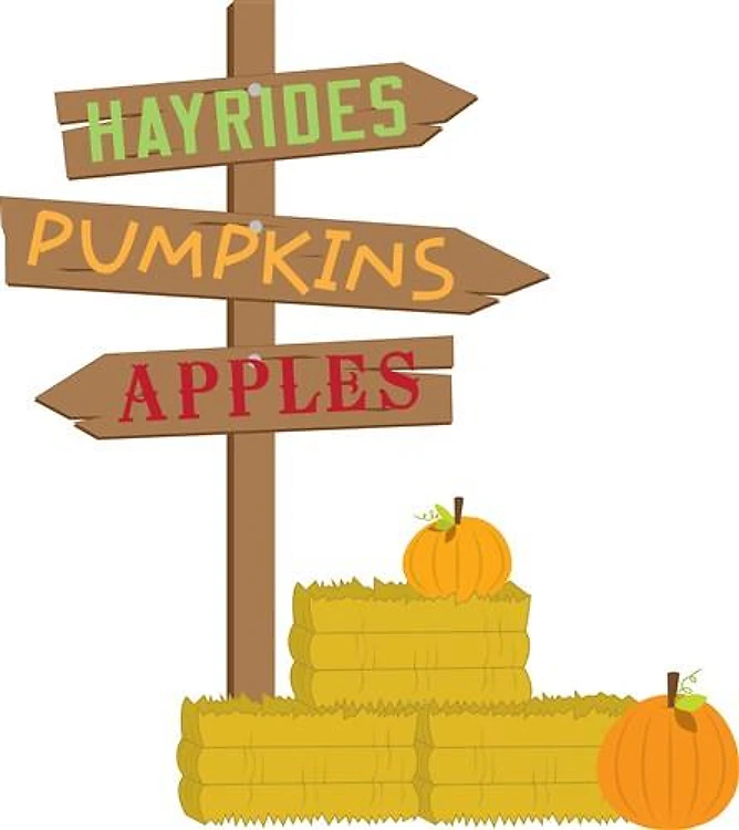 Hayrides Sign