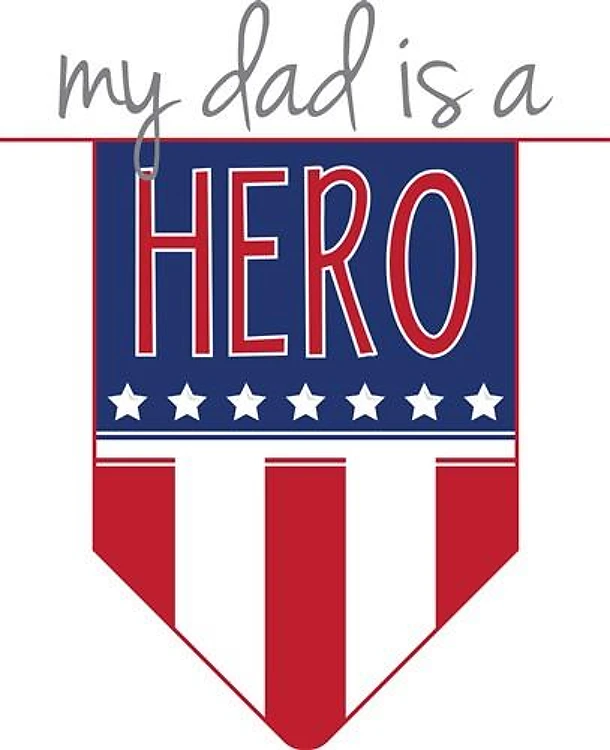 Dad Hero Flag