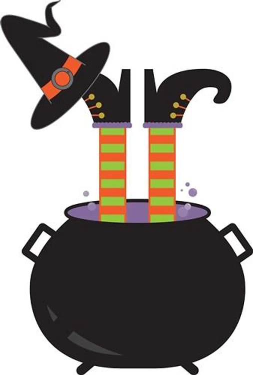 Witch In Cauldron
