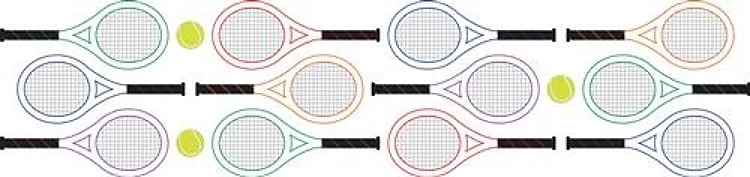 Tennis Racquet Border