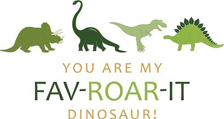 Fav-roar-it Dinosaur