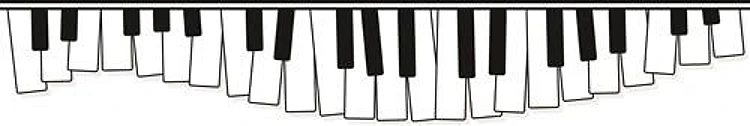 Curvy Piano Border