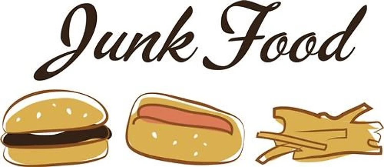 Junk Food Burger Fries