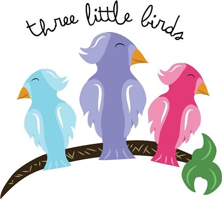 Three Little Tropical Birds