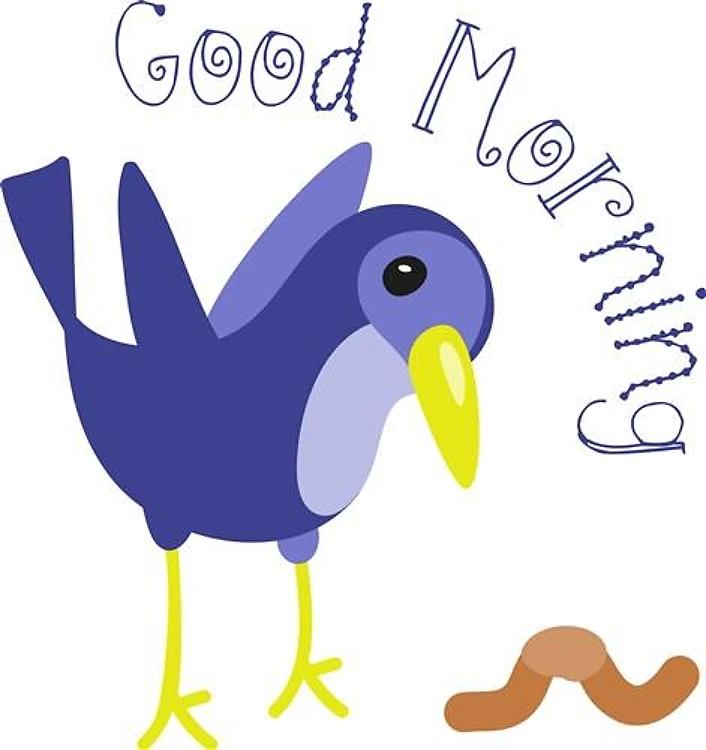 Morning Bird & Worm