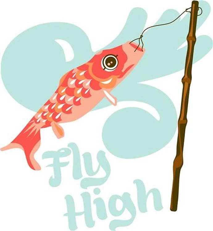 Fly High Koi Wind Sock