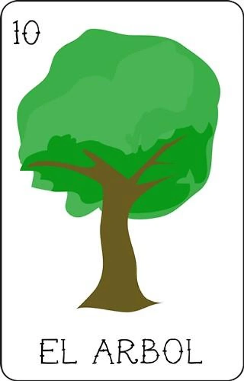 El Arbol Loeria Card