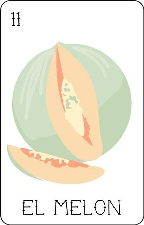El Melon Loteria Card
