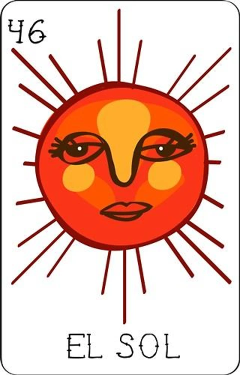 El Sol Loteria Card
