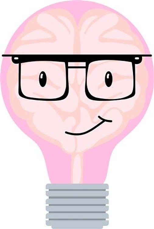 Brainy Bulb & Glasses