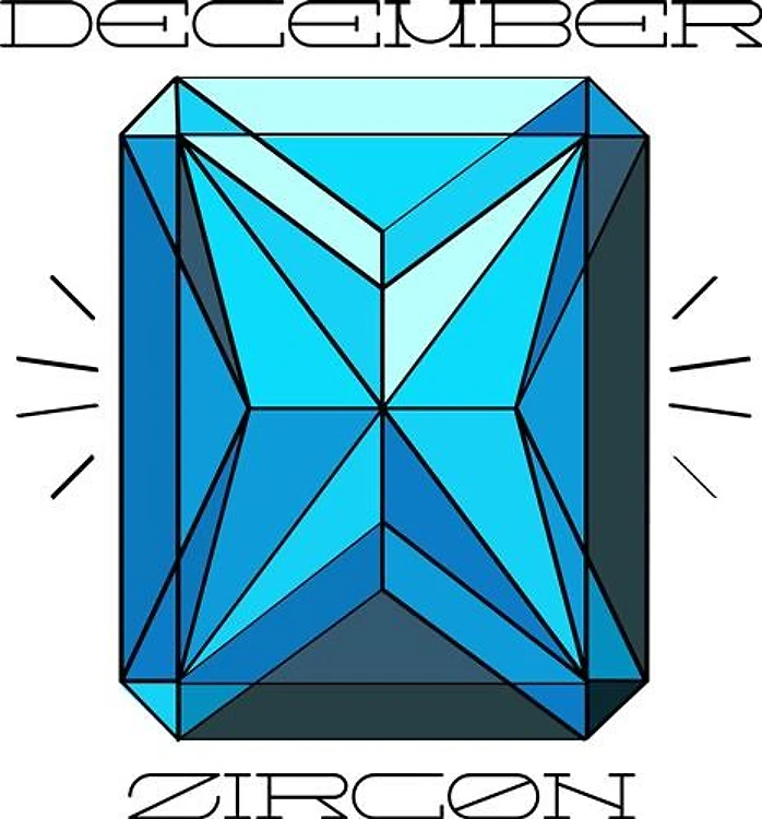 December Blue Zircon