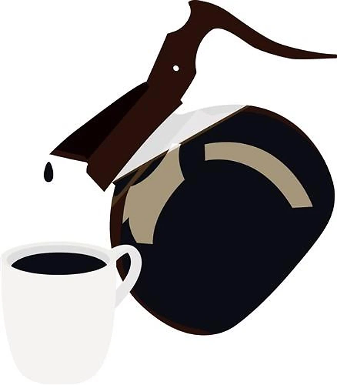 Coffee Pot & Cup