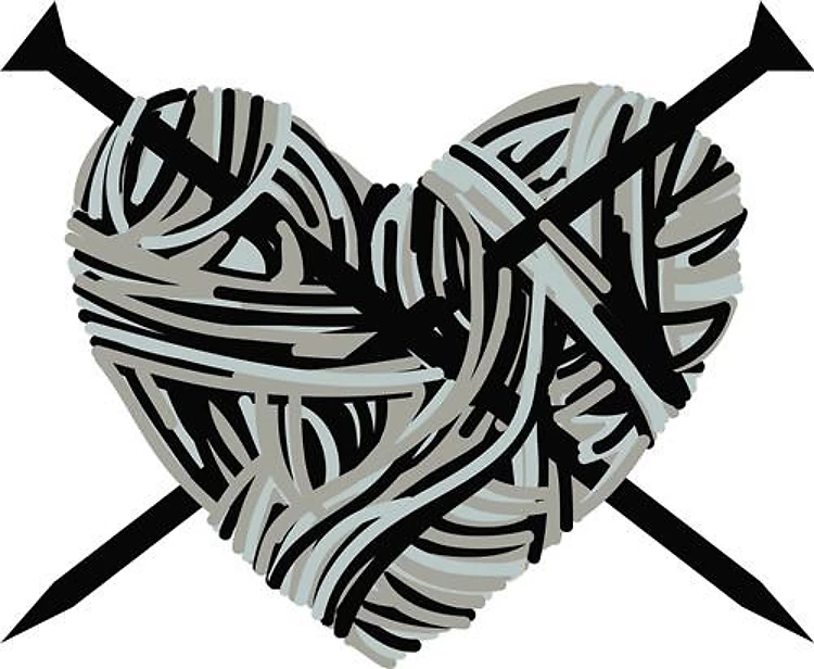 Knitting Heart