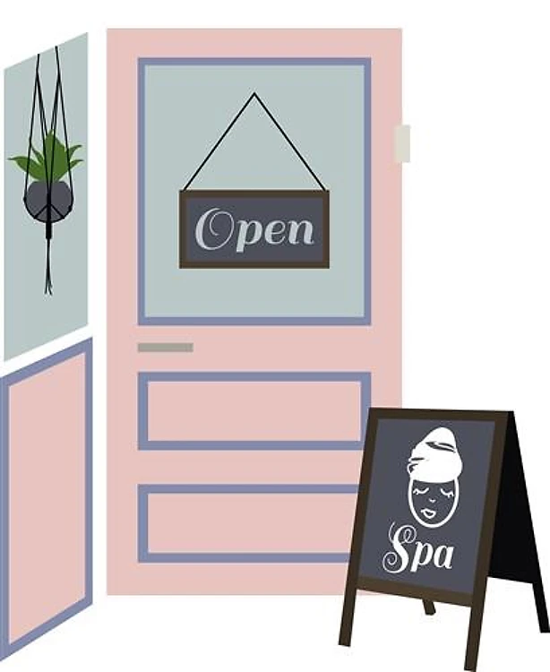Spa Door