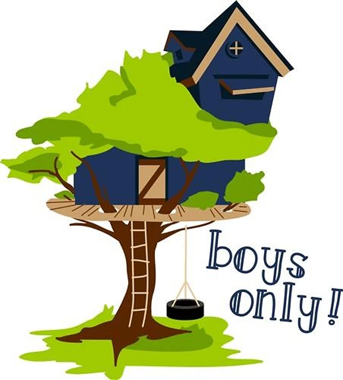 Boys Only Treehouse