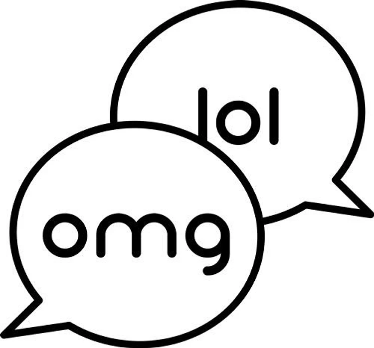 OMG LOL Text Bubbles