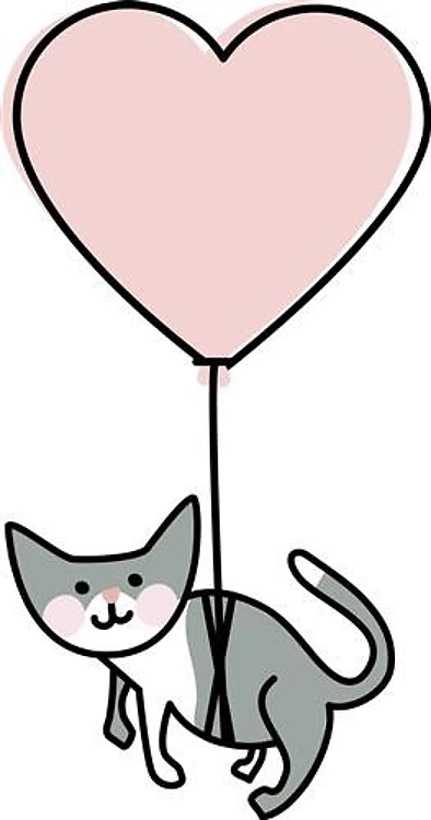 Love Balloon Kitten