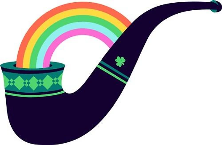 Rainbow Irish Pipe