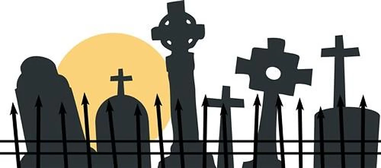 Graveyard Border