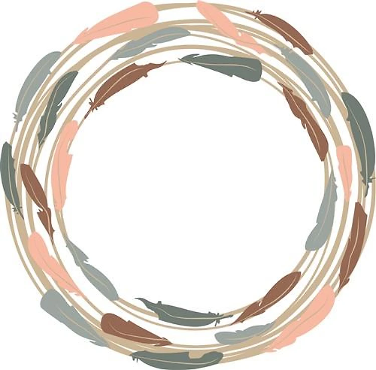 Feather Wreath