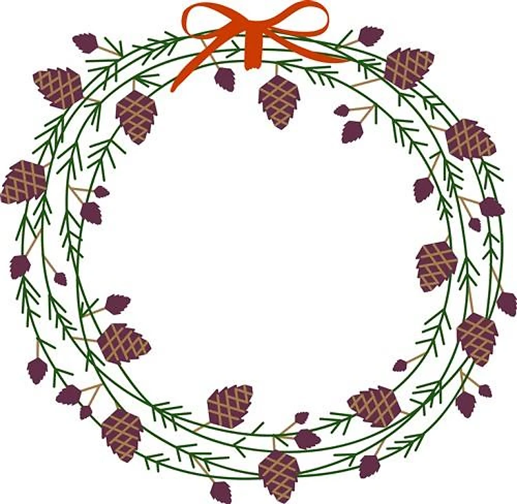 Pine Cone Wreath