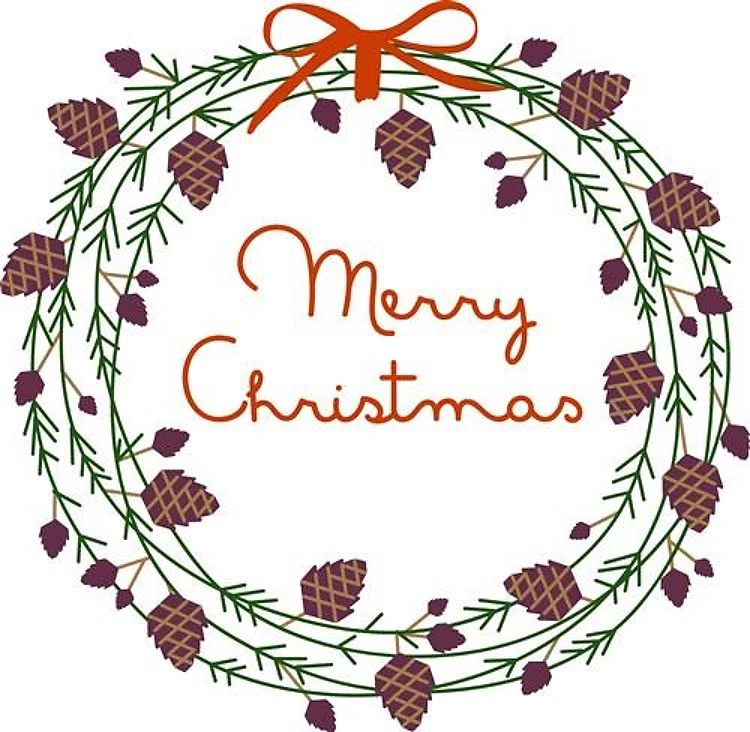 Merry Christmas Wreath