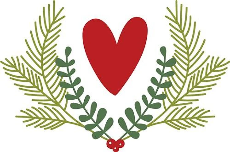 Love Pine Wreath