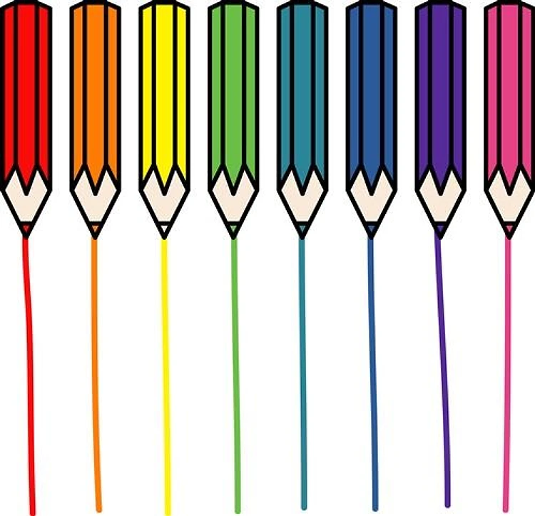 Colored Pencil Border