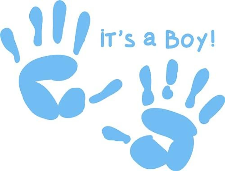 Baby Boy Handprints