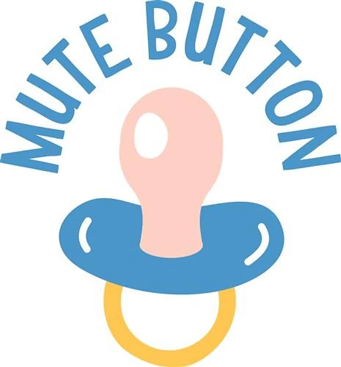 Mute Button Pacifier
