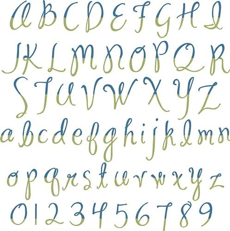 Split Script Font