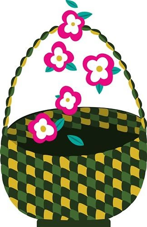 Pansy Basket