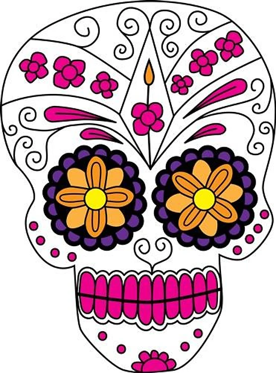 Floral Skull