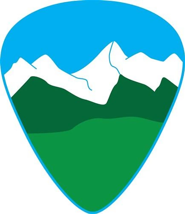 Mountain Guitar Pick